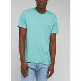 Lee L60UFQ41 Bisiklet Yaka Su Yeşili Erkek T-Shirt