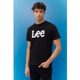 Lee L65QAI01 Logo Siyah Erkek T-Shirt