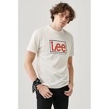 Lee L68TYSMK Beyaz Erkek T-shirt