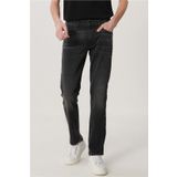 Lee L707 Dark Gray 040 Erkek Regular Straight Normal Bel Duz Daren Zİp Fly Regular Straight Jean Pantolon