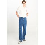 Lee L70E00001381 Mavi Erkek %100 Pamuk Asher Loose Fit Geniş Kesim Geniş Paça Jean Denim Pantolon - 34 / 32