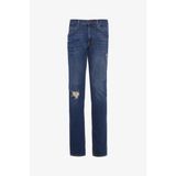 Lee L719182 L719 Luke Xt Mıd Blue Erkek Normal Bel Dar Paca Jean Pantolon - Denim - 33 / 30