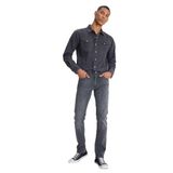 Lee L72A008E47 Extreme Motion Koyu Gri Slim Tapered Erkek Jean Pantolon