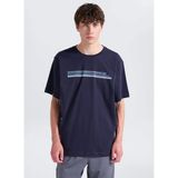 Lee Lacivert Erkek Regular Fit Logo Baskılı T-Shirt L2610020410 Lacivert T-Shirt - 3XL