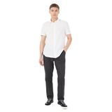 Lee Lastikli Bel Regular Fit Antrasit Erkek Chino Pantolon L2510302003 Keten Karışımlı