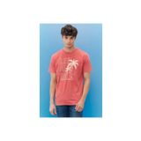 Lee Lightweight Graphic Erkek Kırmızı Bisiklet Yaka Tişört, M, L221059600