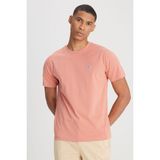 Lee Lightweight Ss Small Logo Pembe Erkek Kısa Kol T-Shirt - 2XL