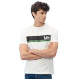 Lee Logo T-shirt Regular T-shirt, Off White, M