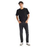 Lee Luke Pamuklu Slim Tapered Fit Düşük Bel Dar Paça Jeans Kot Pantolon, 31/30, ML719IZHL 001, SİYAH, Erkek