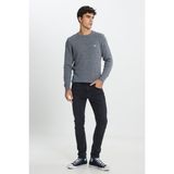 Lee Luke Slim Fit Düşük Bel Denim Esnek Jean Kot Pantolon Erkek Günlük Stil 98% Pamuk - Siyah - 36 / 34