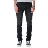 Lee Luke Slim Fit Düşük Bel Siyah Jean Kot Pantolon, 30/32, L719, Asfalt Siyahı, Erkek