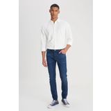 Lee Malone Erkek Jean Pantolon, Koyu Lacivert, 32/32