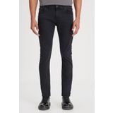 Lee Malone Skinny Fit Dar Kesim Düşük Bel Çok Dar Paça Siyah Erkek Esnek Jean Denim Kot Pantolon