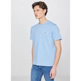 Lee Mavi Erkek Regular Fit Logo Baskılı T-Shirt L60UFQ400 Mavi T-Shirt - XS