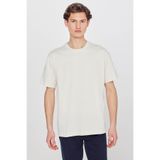 Lee Mid Logo Bej Erkek T-Shirt, XL Beden