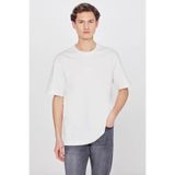 Lee Mid Logo Beyaz Erkek T-Shirt, M Beden