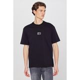 Lee Mid Logo Erkek T-Shirt L2520302001 Black - Siyah