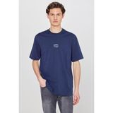 Lee Mid Logo Erkek T-Shirt L2520302410 Navy
