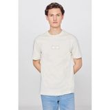 Lee Mid Logo Erkek T-Shirt L2610071614 - Bej