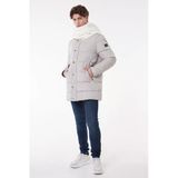 Lee Oversize Erkek Uzun Kışlık Mont - Minimalist Tasarım