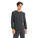 Lee Pamuklu Regular Fit Bisiklet Yaka Triko Kazak, L, L2520364, Khaki-L2520364801, Erkek
