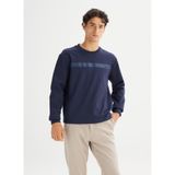 Lee Pamuklu Regular Fit Normal Kesim Bisiklet Yaka Sweatshirt, M, L242499, DarKNavy-L242499411, erkek