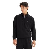Lee Pike Interlock Half Zip Sweatshirt Siyah, XL, L2520312001, Black, erkek