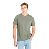Lee Regular Fit Bisiklet Yaka Pamuklu Haki Tişört, M, L60UFQ, Khaki-ML60UFQ801, Erkek