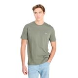 Lee Regular Fit Bisiklet Yaka Pamuklu Haki Tişört, XL, L60UFQ, Khaki-ML60UFQ801, Erkek