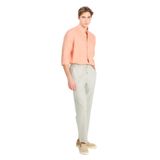 Lee Regular Fit Lastik Belli Keten Karışımlı Gri Pantolon, L, L2510302, Grey-L251030225, Erkek