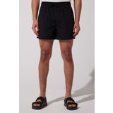 Lee Regular Fit Normal Bel Düz Renk Siyah Deniz Şortu - L231616