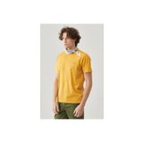 Lee Regular Fit Normal Kesim Bisiklet Yaka %100 Pamuk Sarı Erkek T-shirt