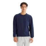 Lee Regular Fit Normal Kesim Bisiklet Yaka Baskılı Lacivert Sweatshirt, L, L2520308, DarKNavy-L2520308411, erkek