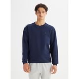 Lee Regular Fit Normal Kesim Bisiklet Yaka Baskılı Lacivert Sweatshirt, S, L2520308, DarKNavy-L2520308411, erkek