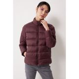 Lee Regular Fit Normal Kesim Dik Yaka Mor Şişme Mont - XS