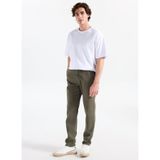 Lee Regular Fit Normal Kesim Haki Chino Pantolon, L, LM0400001, Khaki-LM0400001801, Erkek