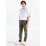 Lee Regular Fit Normal Kesim Haki Chino Pantolon, M, LM0400001, Khaki-LM0400001801, Erkek