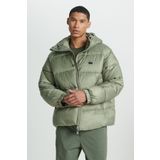 Lee Regular Fit Normal Kesim Kapüşonlu Erkek Açık Yeşil Şişme Mont