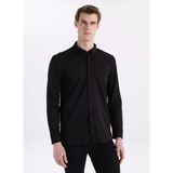 Lee Siyah Erkek Slim Fit Gömlek L2610157001 Siyah Gömlek