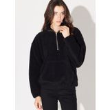 Lee Siyah Kadın Kapüşonlu Regular Fit Sweatshirt L232346001