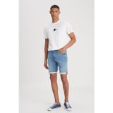 Lee Slim Fit Dar Kesim Yüksek Bel Erkek Jean Şort L241079XT