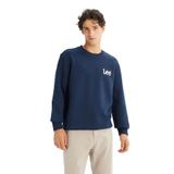 Lee Small Logo Sweatshirt, XL, L2520365607, Lacivert, erkek
