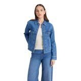 Lee Trucker Jean Ceket Kadın Ceket, Açık Mavi, S