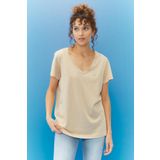 Lee V Yaka Taş Kadın T-Shirt L41JENUQ