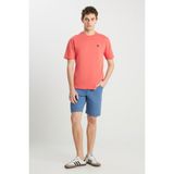 Lee Wrangler Erkek Regular Fit Normal Kesim T-Shirt W7NM20387733L - Mercan