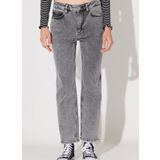 Lee Yüksek Bel Düz Paça Regular Fit Gri Kadın Denim Pantolon L30UQBE20-Gri