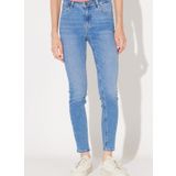 Lee Yüksek Bel Süper Dar Paça Skinny Fit Mavi Kadın Denim Pantolon L32SOVD44-Orta Mavi