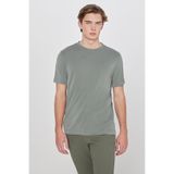 Lee Yumuşak Dokulu Regular Fit Bisiklet Yaka Premium Tişört, 2XL, L2610126, Khaki-L2610126801, Erkek