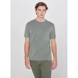 Lee Yumuşak Dokulu Regular Fit Bisiklet Yaka Premium Tişört, S, L2610126, Khaki-L2610126801, Erkek