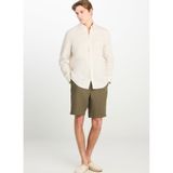 Lee%100 Keten Regular Fit Normal Kesim Bej Gömlek, XS, L2510549, Beige-L2510549614, Erkek